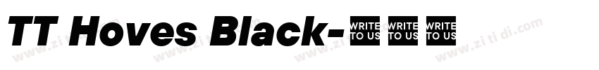 TT Hoves Black字体转换 TT Hoves Black字体转换